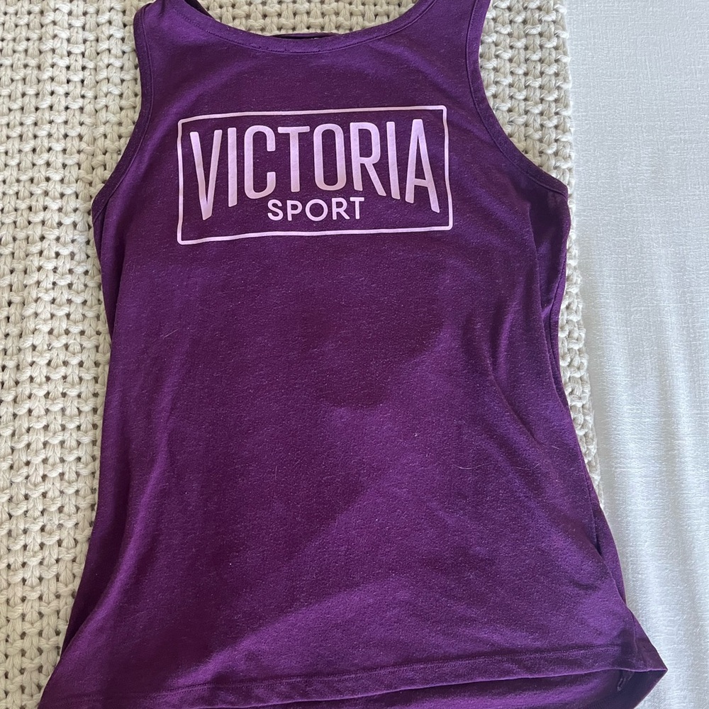 Victorias Secret Purple Women's Athletic Tank Top